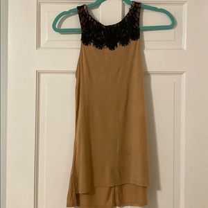 Express beige top